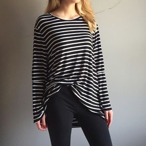 Old Navy Striped Long Bell Sleeve Shirt